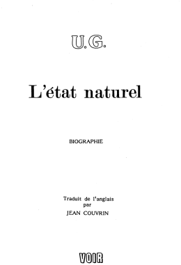 UG - L`état Naturel - revue3emillenaire.com