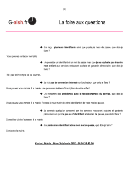 Foire aux questions - Commune d`Eyzin