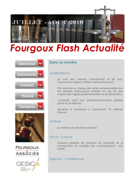 Lire le Fourgoux Flash Actualité Juillet / Août 2016