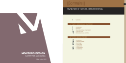 Sommaire - Design Map