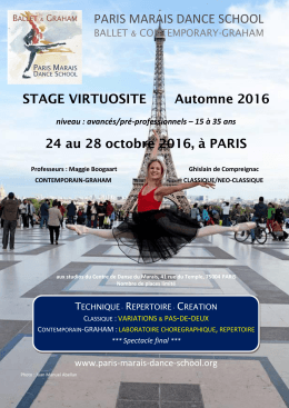 niveau avancé - Paris Marais Dance School