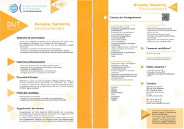 Page 1 G) DU | Diplôme Universitaire de Technologie Institut