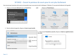W10A02 – Grossir le pointeur de souris pour le voir plus facilement