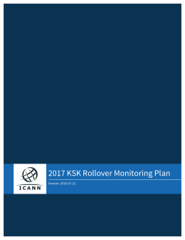 2017 KSK Rollover Monitoring Plan