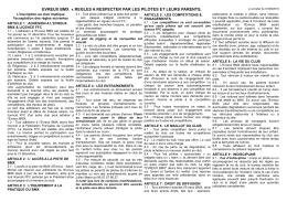 Consulter notre règlement intérieur