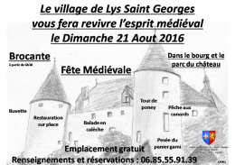 Photo pleine page - Lys Saint Georges