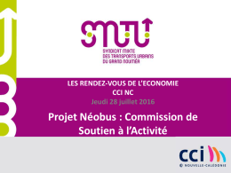 Projet Néobus : Commission de Soutien à l`Activité