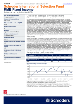 Schroder International Selection Fund RMB Fixed Income