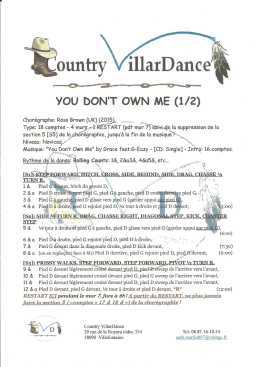 You Don`t Own Me - Country VillarDance