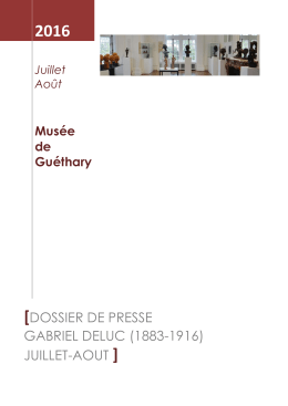 dossier de presse - Musée de Guéthary