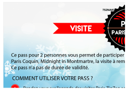 752NAKI45X VISITE Ce pass pour 2 personnes Vous