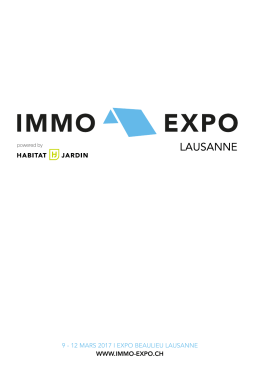 Brochure exposants Immo Expo - Habitat