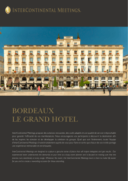 Brochure - Bordeaux