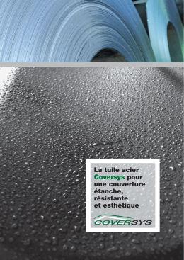 Coversys catalogue 2011_FR.indd