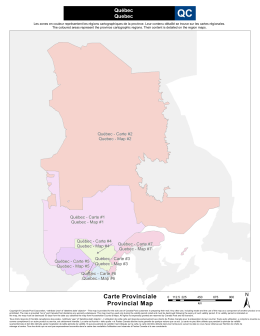 Carte Régionale/Regional Map