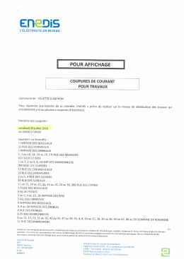 Vendredi 29 juillet - site officiel de la ville de Villette d`Anthon