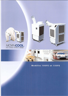 Documentation Movincool 10 et 15 SFE - eri