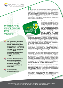partenaire &oelig;n&ucirc;l&ucirc;gigue des vins bic