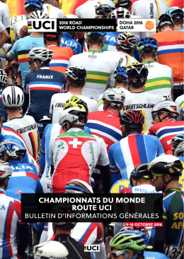 Championnats du Monde Route UCI