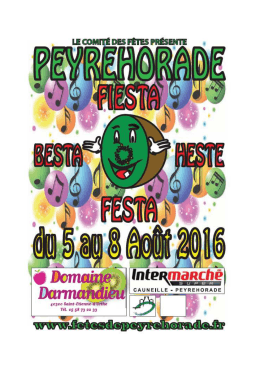F&ecirc;tes-Peyrehorade_2016 - Office de Tourisme du Pays d`Orthe
