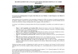 COMMUNIQUÉ DE PRESSE