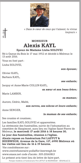 Alexis KAYL - ingedachten.be