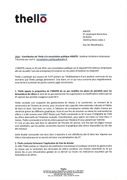 contribution de Thello