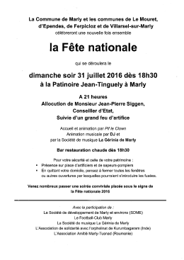 voir le programme - Commune Le Mouret