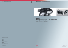 Audi Moteur TFSI de 1,4l à double suralimentation