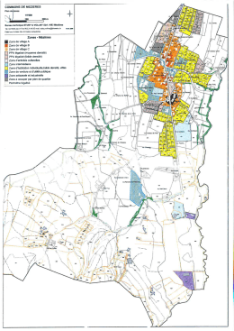 Plan des zones - Commune de Jorat