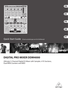 digital pro mixer ddm4000