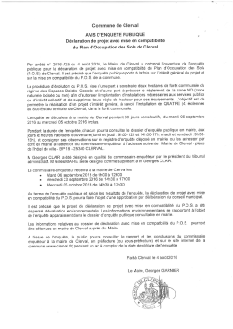 avis d`enquete publique