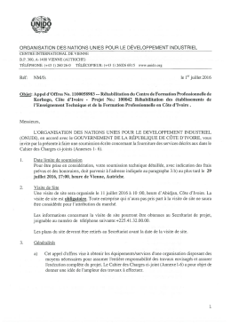 Page 1 UNIP9 BSEŽE ORGANISATION DES NATIONS UNIES