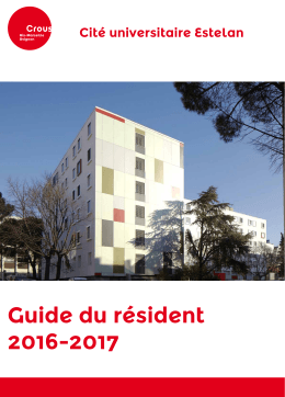 Guide du résident - Crous Aix Marseille Avignon