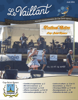 Le Vaillant août 2016 - Cap-Saint