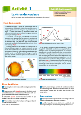 Page 1 Activité 1 |- Compétences scientifiques évaluées * Extraire