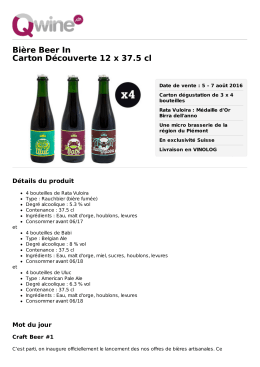 Bière Beer In Carton Découverte 12 x 37.5 cl