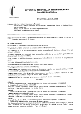 Page 1 EXTRAIT DU REGISTRE AUX DELĮ BERATIONS DU