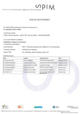 T&eacute;l&eacute;charger l`avis de soutenance