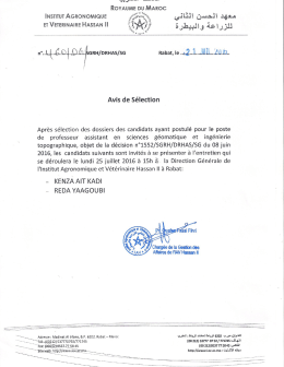 PA Topo.jpg - Institut Agronomique et V&eacute;t&eacute;rinaire Hassan II