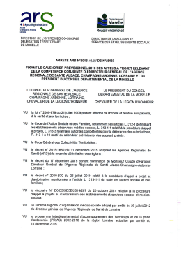 Télécharger l`arrêté conjoint - Conseil Général de la Moselle