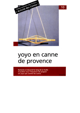 Yoyo en canne de provence