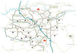 Carte du territoire de la Communauté de Communes Larzac et Vallées