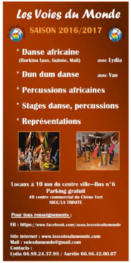 Téléchargez le Flyer 2016