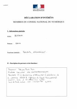 document - Conseil National du Num&eacute;rique