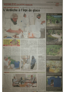 Page 1 | LE DAUPHINÉ LIBÉRÉ DIMANCHE 14 noin 2016 SAINT