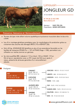 jongleur gd - Genes Diffusion