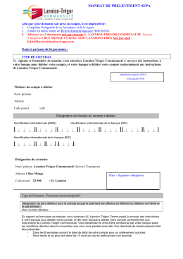 Formulaire SEPA pdf - 201 KB - Lannion