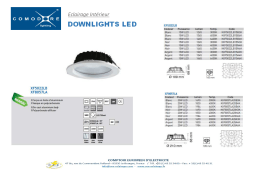 FICHE TECHNIQUE DOWNLIGHTS LED XF5022LB XF8057LA