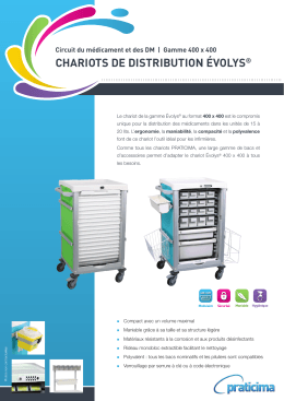 chariots de distribution évolys
